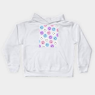 Bigender Happy Faces Kids Hoodie